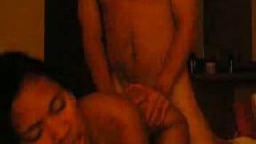 Dark skinned Hong Kong teen screams when I fuck her hard