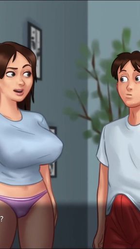 Iconic moment from &quot;A Lonely Horny MILF Landlady Was Caught Masturbating Her Juicy Pussy By Her Horny Pervert Tenants -&quot;