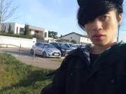 Jon Arteen takes his twink penis outside, pees in a lake and suddenly feels the urge to masturbate