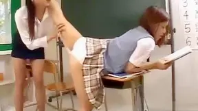 Lesbian Japanese Teachers Get Kinky With Forbidden Feet Play