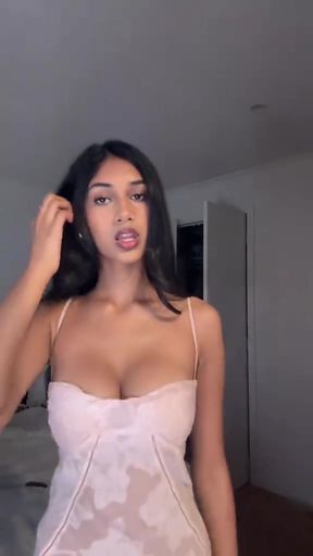 Indian cutie with big tits on TikTok