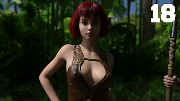 The Lust City #18 - Short Haired Red Head With Big Tits Shows Us Around Her Jungle