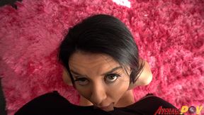 cute teen gf leda lotharia gives blowjob to hard dick