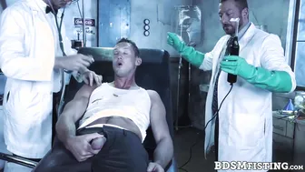 Dr Hugh Hunter fists and breeds Scotty Taylor and Pierce Paris