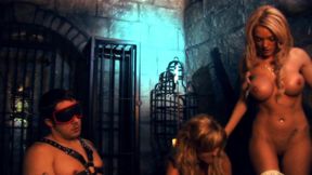Female domination sex mistresses fuck their cock slave