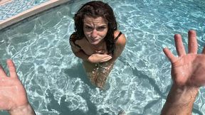 Nathalia Gets Punished For Nude Swimming