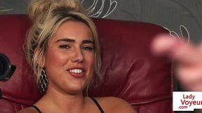 British Lingerie Peepers get off on submissive play