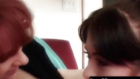 Ashlyn Rae indulges in FORBIDDEN SEX WITH milf Kylie Ireland