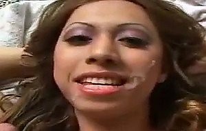 Flat chested tranny fucking