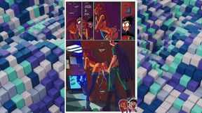 starfire x robbin horny fucking and cumshot