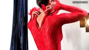 Flexible nude babe Agnes Feher