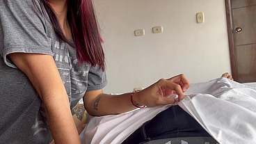 I fuck my friend's wife while he is away