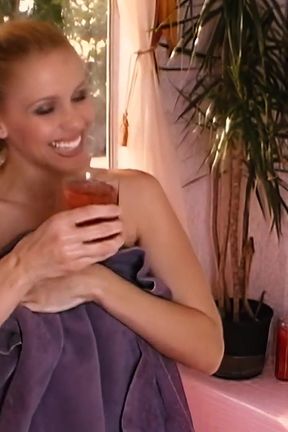 Shay and Julia Play with Big Tits and Lick Lesbian Pussy