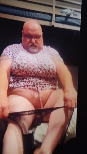 Key moment from &quot;How long does it take a crossdressing faggotboy to try on all of his panties&quot;