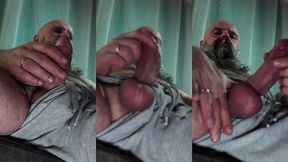 big uncut cock close up