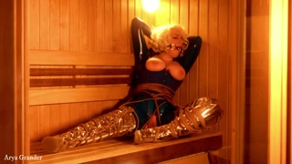 1 hour bondage in latex compilation videos - blonde MILF