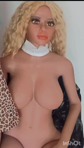 Tatiana haircut cape show nape shave mini mature sexdoll fetish play