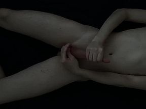 Teen boy cums quickly in the early morning