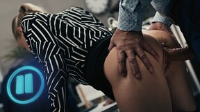 Slutty Blonde Gets Her Dream Interview Boss Freezes Time And Fucks Candidate - Cum In Pussy TRAILER