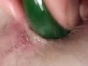 20 yo  german twink gape's his ass with tiny cocumber.