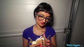 Arousing French Teen 18+ In Glasses Pov Sex