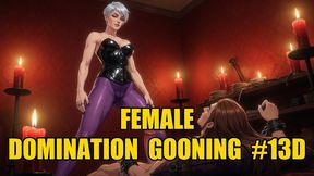 Female Domination Gooning #13D: Alpha Mistress Eternal Latex Trance (Animated, Music, Text)