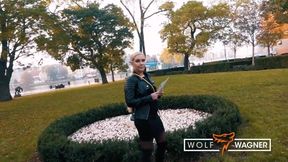 Outdoor POV Action by the River with Intense Passion and Pleasure