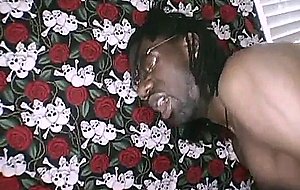 Ebony red bone cassidy clay takes long cock deep in pussy