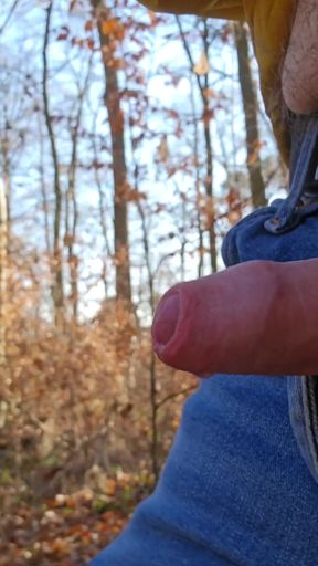 Jerking off and squirting in the forests around Heilbronn   Clip 1