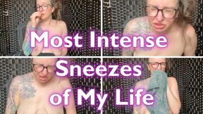 Most Intense Sneezes of My Life | Double Sneezes Until I’m Wrecked