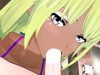 [ANIME CG] Black Alternative Beauty POUNDED unfathomable in her BOOTY