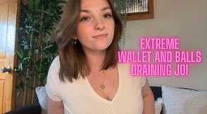 Extreme Wallet and Balls Draining JOI - Money Fetish Jerk Off Instruction Orgasm Control Gooning Goddess Worship