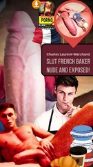 French fashion model Charles Laurent-Marchand fucked like a dog