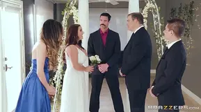 Shameless bride cheats on her groom right on the wedding day