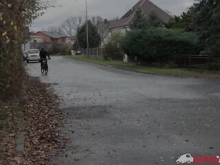BANGVAN - Topless mother I'd like to fuck Jennifer Mendez and hung cyclist