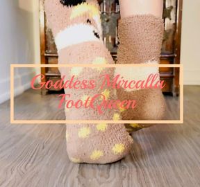 Autumn Fuzzy Socks Removal & Nylon Feet