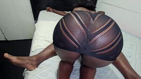 Big breasts ebony neighbor creampie