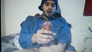 young huge dick latin shoots a hot cum load 13