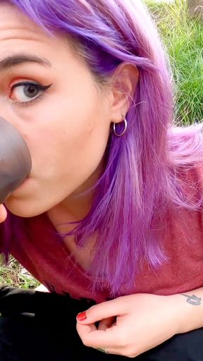 Drinking pee on the street from Argentina vacation, yellow all