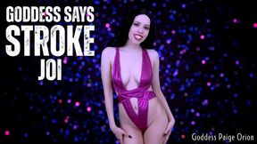 Goddess Says Stroke JOI