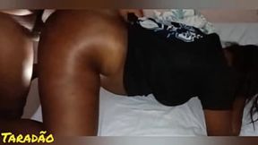 'Gagged Ebony Bimbo on All Fours'