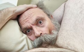 Old Bearded Cocksucker Takes Huge Load Straight Down His Gullet