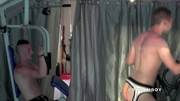 slut fucked in sling by straight by in sling