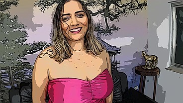 DP em anime com Marcela Ferraz