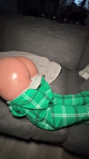 Wanted a quick nut before bed - girlfriend creampie quickie