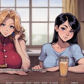 My New Girlfriend Taboo Hentai Game Ep.48 Caught by My Father in Law with My Step Mom and GF in the Kitchen!