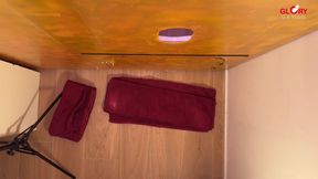 Gorgeous Young Cock at the Gloryhole - We Both Cum on the Cookie and I Eat It Creamy