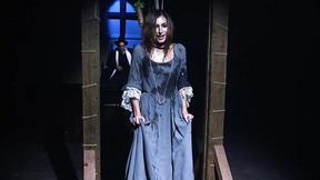 ”Jury double penetrate brunette witch”