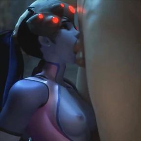 Widowmaker Face Fucked