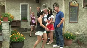 Bella Baby & Friends Expertly Pleasing Hard Cocks Together